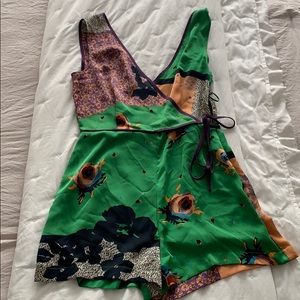 Pookie and Sebastian silk romper